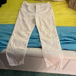 Chicos white straight jeans